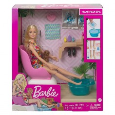 Σετ Κούκλα Barbie Wellness Ινστιτούτο Μανικιούρ Mattel GHN07