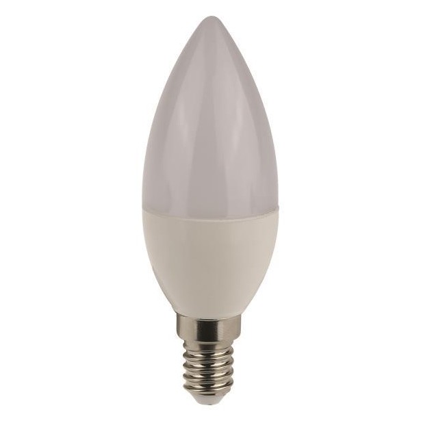 Λάμπα LED Θερμό Λευκό C37 Ε14 Eurolamp 180-77214 8W