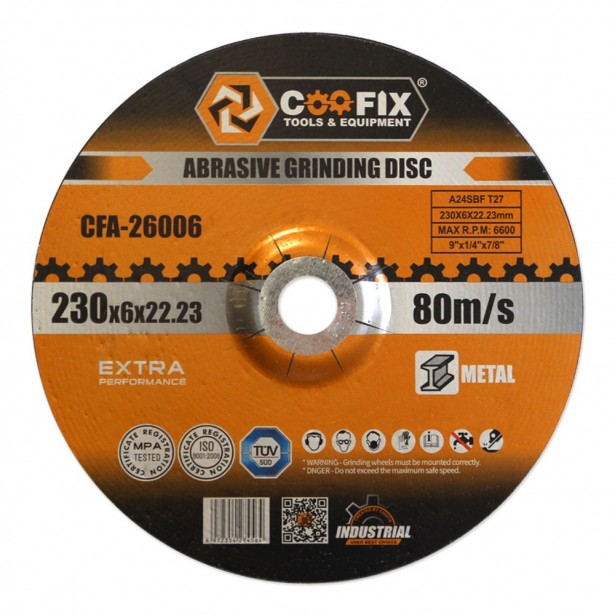 Δίσκος Λείανσης Μετάλλου Coofix CFA-26006 230mm