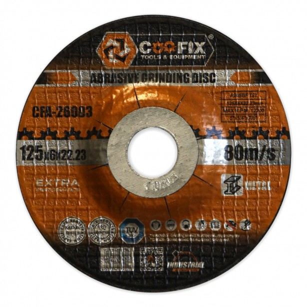 Δίσκος Λείανσης Μετάλλου Coofix CFA-26003 125mm
