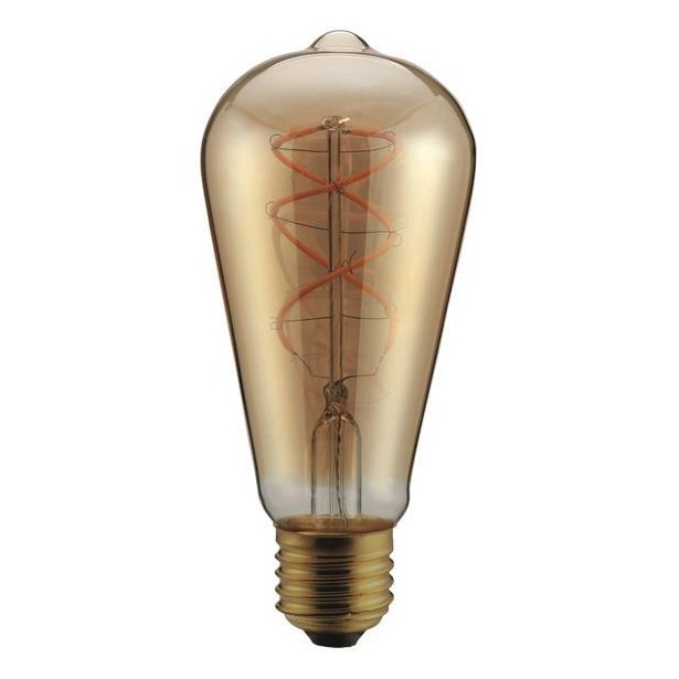 Λάμπα LED Θερμό Λευκό ST64 E27 Eurolamp 147-78701 5W