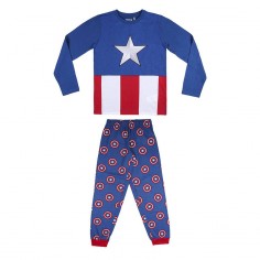 Πιτζάμα Παιδική Βαμβακερή Captain America Marvel Cerda 7697