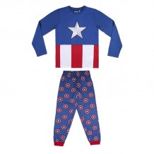 Πιτζάμα Παιδική Βαμβακερή Captain America Marvel Cerda 7697