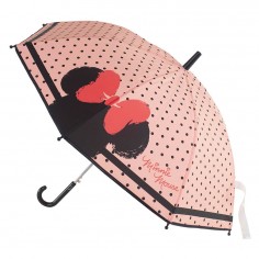 Ομπρέλα Αυτόματη με Μπαστούνι Πουά Minnie Mouse Disney Cerda