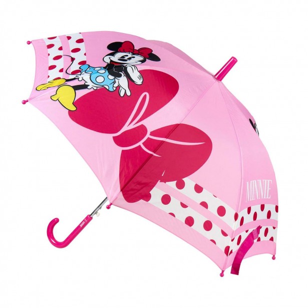 Ομπρέλα Αυτόματη με Μπαστούνι Ροζ Minnie Mouse Disney Cerda 0515