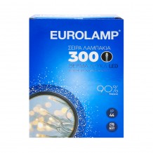 Λαμπάκια 300 Θερμό Λευκό Led Eurolamp 600-11324 8,4W