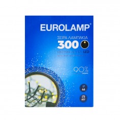 Λαμπάκια 300 Θερμό Λευκό Led Eurolamp 600-11318 8,4W