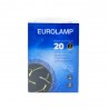 Λαμπάκια 20 Θερμό Λευκό Led Μπαταρίας με Πρόγραμμα Eurolamp 600-11158