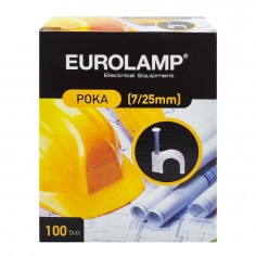 Ρόκα Στήριξης Λευκά Eurolamp 147-48002 7/25mm