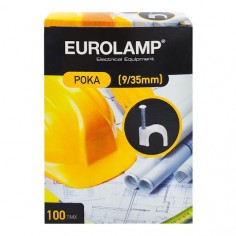 Ρόκα Στήριξης Λευκά Eurolamp 147-48013 9/35mm