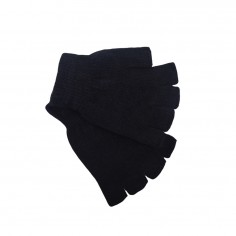 Γάντια με Μισά Δάχτυλα/Χούφτα Μαύρα L65-11