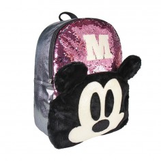 Τσάντα Πλάτης με Παγιέτες Ροζ Mickey Mouse Disney Cerda 2664
