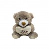 Λούτρινο Αρκουδάκι με Καρδιά Amek Toys 22cm