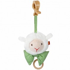 Παιχνίδι Κούνιας Κρεμαστό Λούτρινο Πρόβατο με Μουσική Amek Toys 30cm