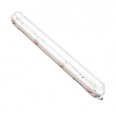 Φωτιστικό Στεγανό για LED Tube με Inox Clips Eurolamp 147-56061 18W
