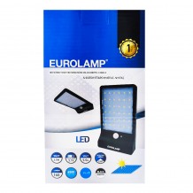 Φωτιστικό Τοίχου Φωτοβολταικό με Ανιχνευτή Κίνησης Eurolamp 145-20812 2,5W
