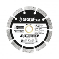 Διαμαντόδισκος Κοπής Δομικών Υλικών SGS 5301 133mm