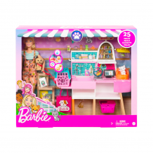 Κούκλα Barbie με Μαγαζί για Κατοικίδια Mattel GRG90