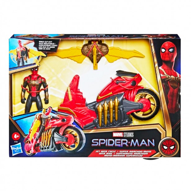 Φιγούρα Spiderman με Μηχανή Jet Web Hasbro