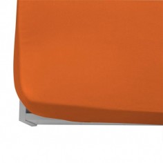 Κατωσέντονο Υπέρδιπλο με Λάστιχο Πορτοκαλί 165x200cm