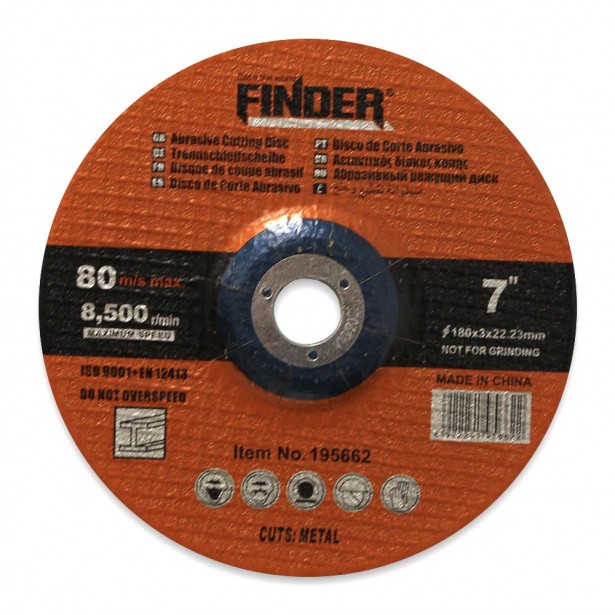 Δίσκος Κοπής Μετάλλου Finder 195662 180mm