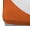 Κατωσέντονο Υπέρδιπλο με Λάστιχο Πορτοκαλί 180x200cm
