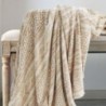 Κουβέρτα Μονή Fleece με Πλεξούδες Yana 150x200cm