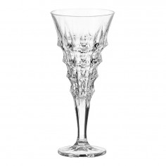 Σετ 6τμχ Ποτήρια Κρασιού Κολωνάτα Κρυστάλλινα Crystal Bohemia Fortune 240-609 240ml