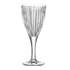 Σετ 6τμχ Ποτήρια Κρασιού Κολωνάτα Κρυστάλλινα Crystal Bohemia Skyline 250-609 250ml