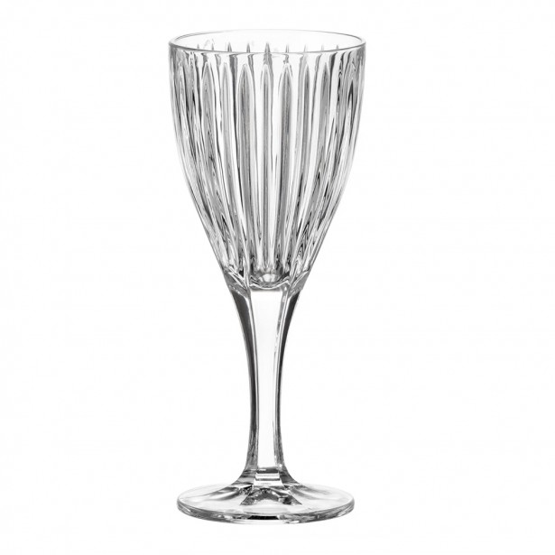 Σετ 6τμχ Ποτήρια Κρασιού Κολωνάτα Κρυστάλλινα Crystal Bohemia Skyline 250-609 250ml