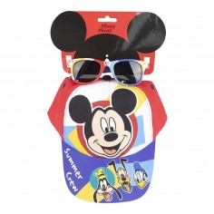 Σετ 2τμχ Καπέλο Jockey & Γυαλιά Ηλίου Mickey Mouse Cerda 9413