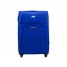 Βαλίτσα Υφασμάτινη Τροχήλατη Μπλε 56x36x26cm