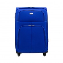 Βαλίτσα Υφασμάτινη Τροχήλατη Μπλε 64x41x27cm