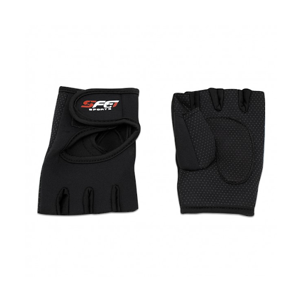 Γάντια Γυμναστικής Κοφτά Μαύρα XL