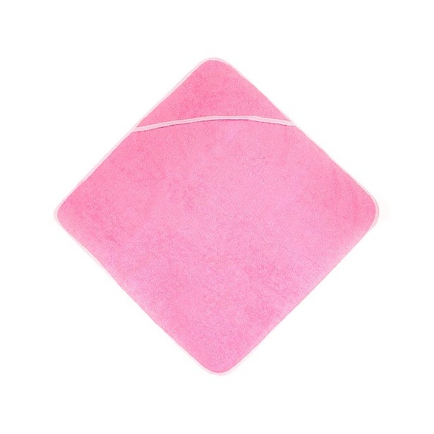 Πετσέτα - Κάπα Βρεφική Ροζ Yana 90x90cm