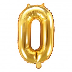 Μπαλόνι Μεταλλιζέ Αριθμός 0 Χρυσό