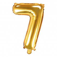 Μπαλόνι Μεταλλιζέ Αριθμός 7 Χρυσό
