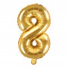 Μπαλόνι Μεταλλιζέ Αριθμός 8 Χρυσό