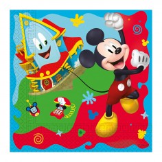 Σετ 20τμχ Χαρτοπετσέτες για Πάρτυ Mickey Mouse