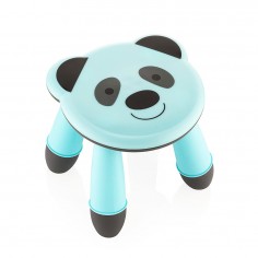 Σκαμνάκι Σχέδιο Panda Γαλάζιο Qlux