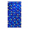 Πετσέτα Θαλάσσης Σχέδιο Τετράγωνα Μπλε Yana 70x140cm