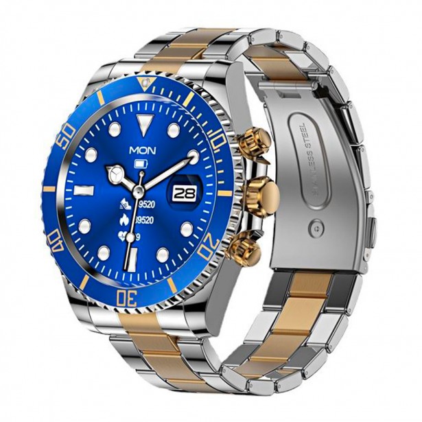 Smart Watch Μπλε - Ασημί - Χρυσό AW12 Pro