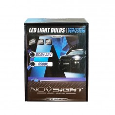 Σετ 2τμχ Λάμπες Αυτοκινήτου LED H4 Headlight Novsight 2x27,5W