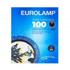 Λαμπάκια 100 Θερμό Λευκό Led Eurolamp 600-11108 7,2W