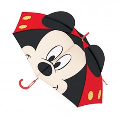 Ομπρέλα 3D Χειροκίνητη με Μπαστούνι Mickey Mouse Disney Arditex