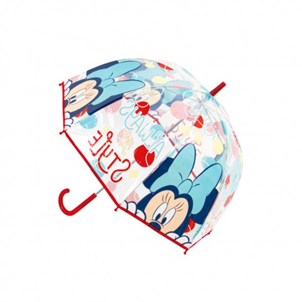Ομπρέλα Αντιανεμική Χειροκίνητη με Μπαστούνι Minnie Mouse Disney Arditex