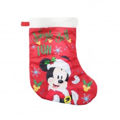 Κάλτσα Χριστουγεννιάτικη με Γουνάκι Mickey Mouse Disney Arditex