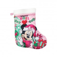 Κάλτσα Χριστουγεννιάτικη με Γουνάκι Minnie Mouse Disney Arditex