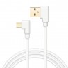 Καλώδιο Φόρτισης & Μεταφοράς Δεδομένων USB - Micro USB Λευκό Extrastar