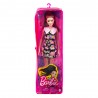 Κούκλα Barbie Fashionistas 187 Καστανή με Φλοράλ Φόρεμα Mattel HBV19